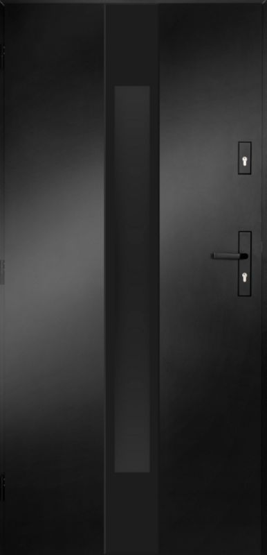 Drzwi zewnętrzne Pantor K2 90 prawe czarny black