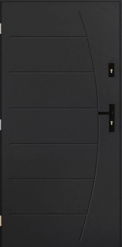 Drzwi zewnętrzne Pantor Olimp 80 lewe antracyt black