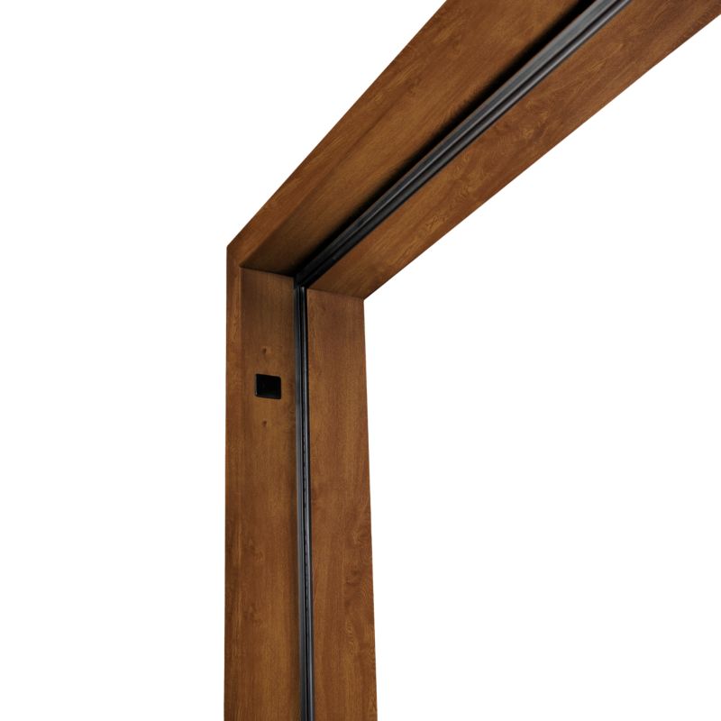 Drzwi zewnętrzne Pantor Olimp 90 lewe złoty dąb black