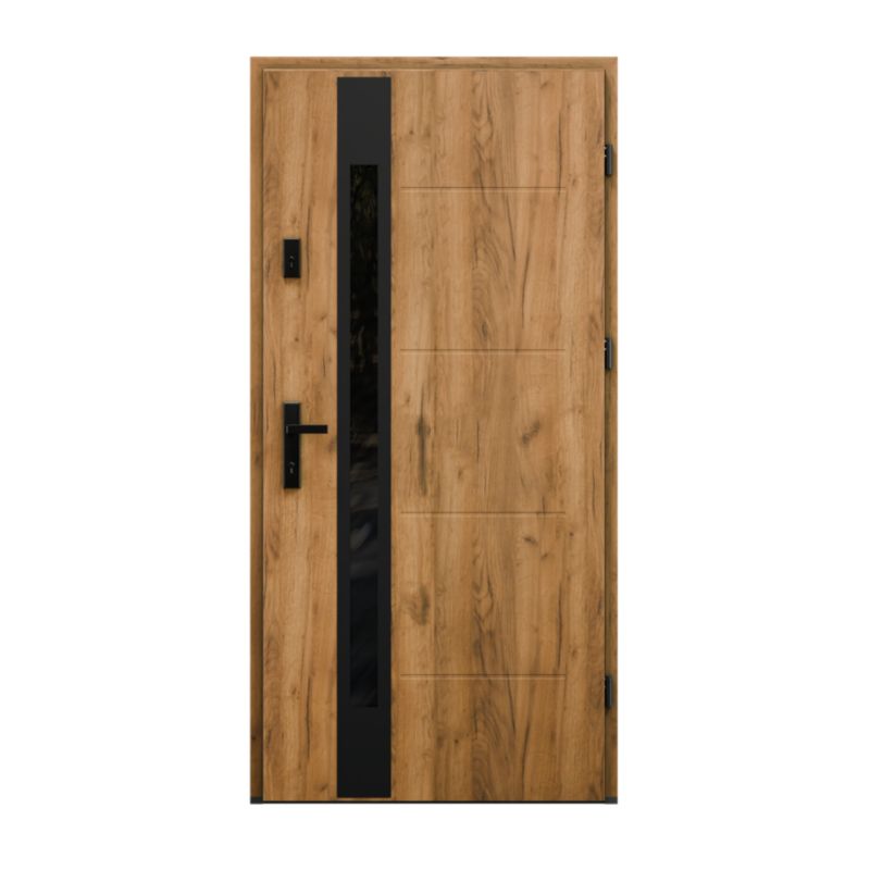 Drzwi zewnętrzne pasywne O.K.DOORS GORDO P90 90 prawe grandson