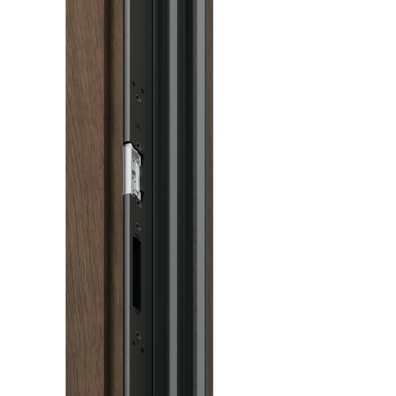 Drzwi zewnętrzne pasywne O.K.DOORS HOLM P90 90 prawe toffee