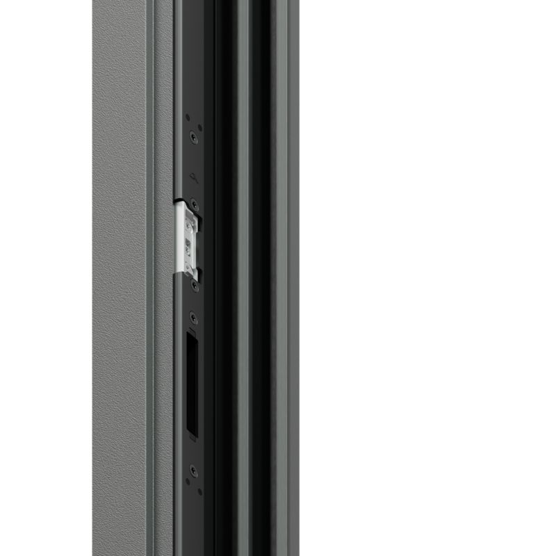 Drzwi zewnętrzne pasywne O.K.DOORS NEODYM P90 90 lewe antracyt