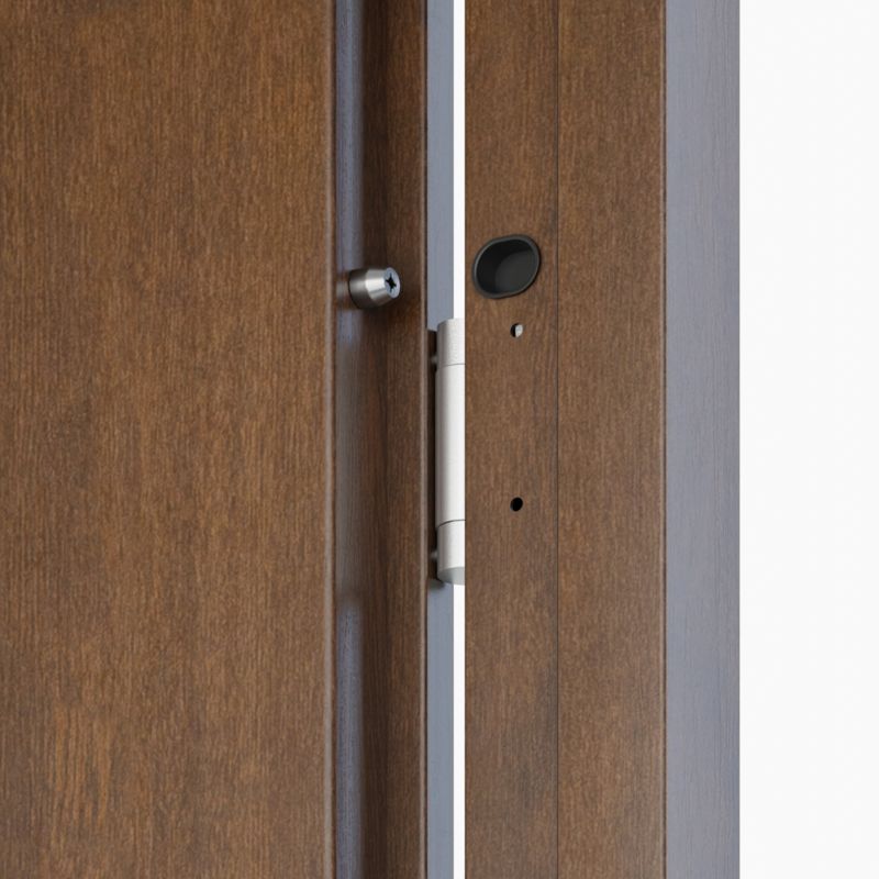 Drzwi zewnętrzne pełne O.K. Doors Artemida P55 80 prawe orzech