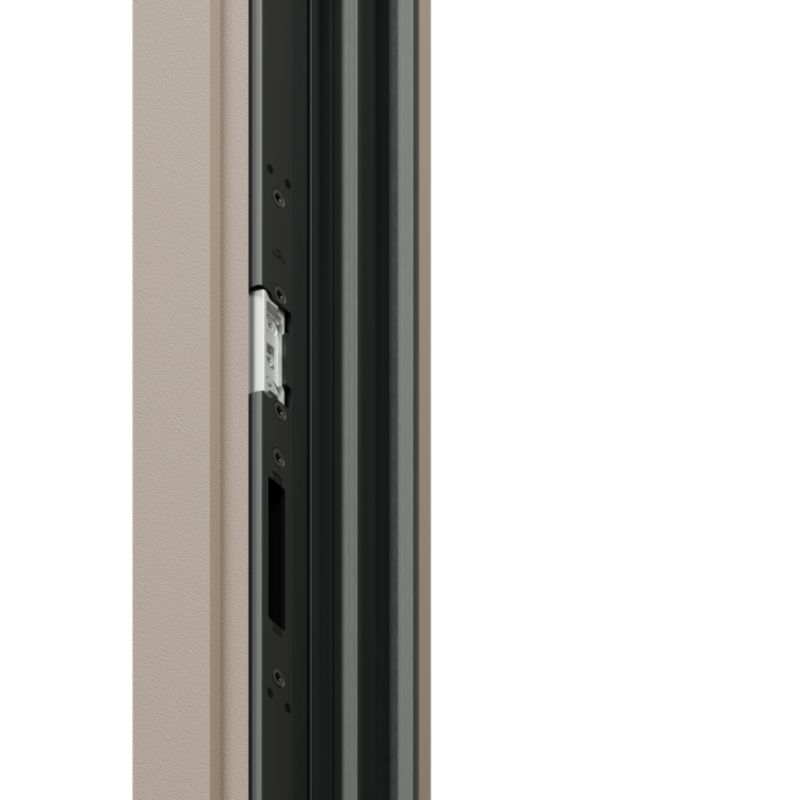 Drzwi zewnętrzne Radex Lantan 90 lewe Warm Grey