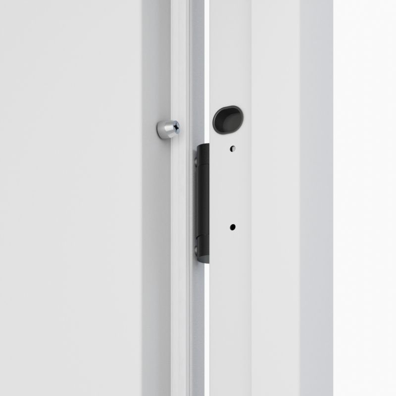 Drzwi zewnętrzne stalowe O.K. Doors Teja 90 lewe białe