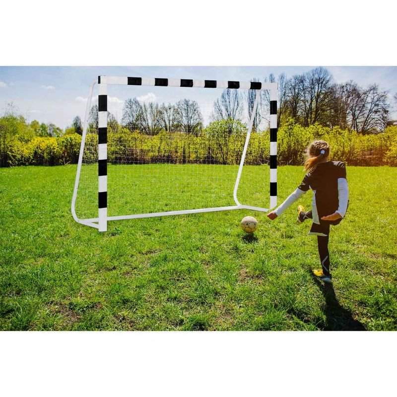 Duża bramka do piłki nożnej Neo-Sport NS-495 bramka piłkarska 300x200x90 cm stalowa 1 szt.