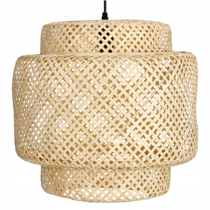 Duża Lampa Boho 40cm LLS Bambusowa E27 1szt.