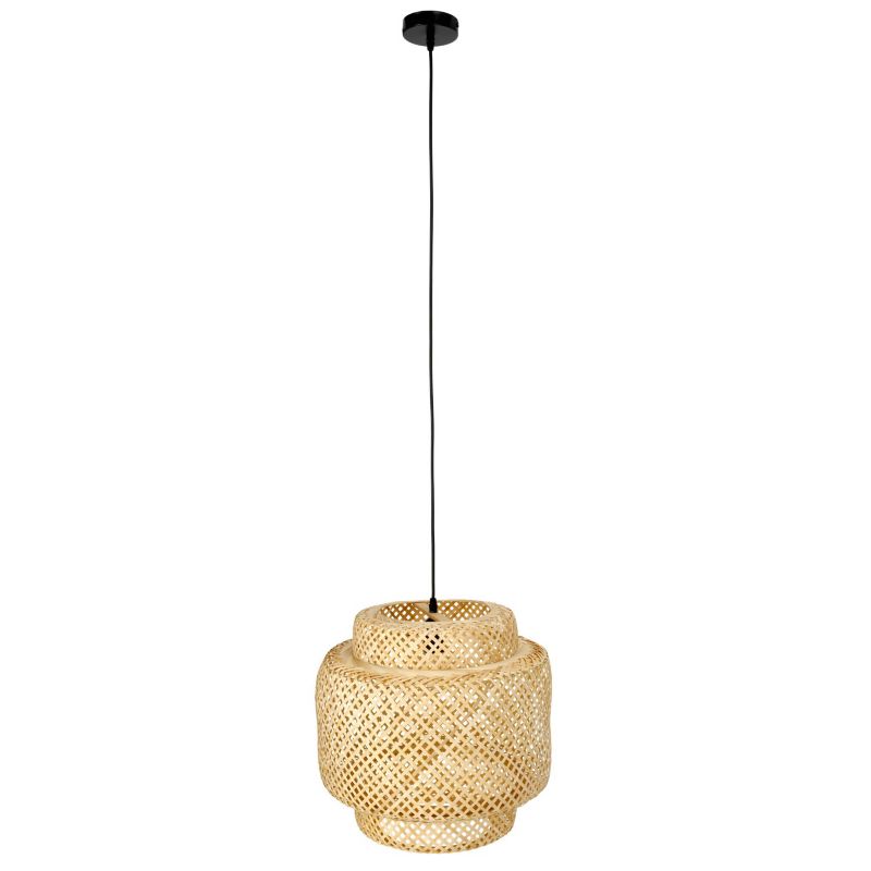 Duża Lampa Boho 40cm LLS Bambusowa E27 1szt.
