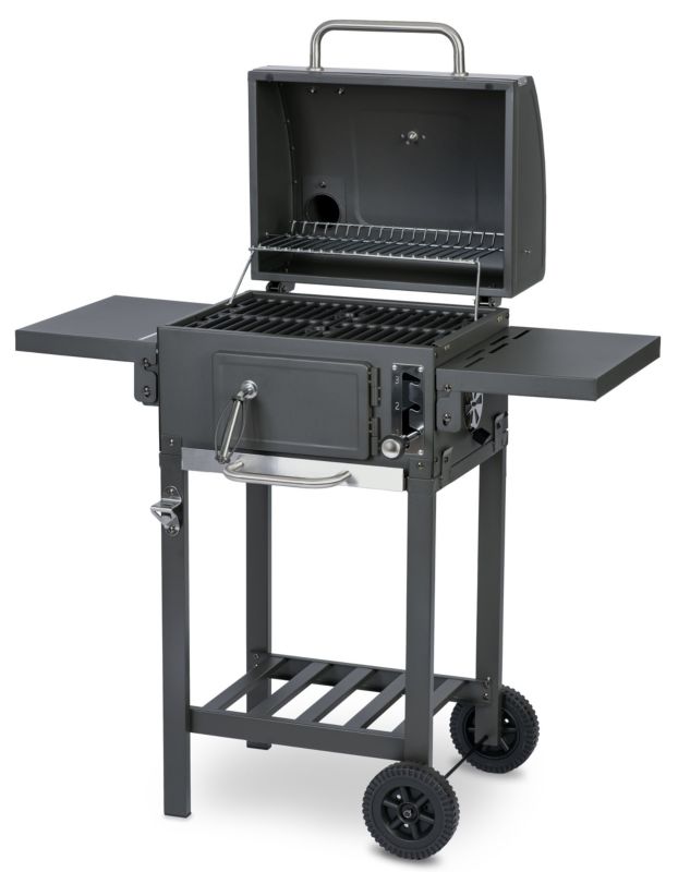 Duży grill węglowy Berdsen BD-892 42 x 31,5 cm ogrodowy z półkami 1 szt.