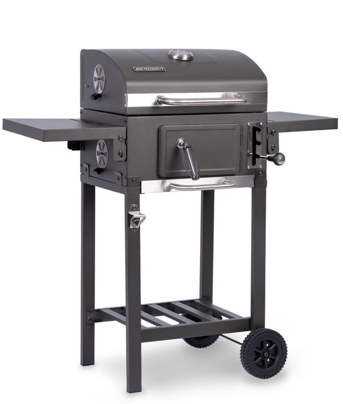 Duży grill węglowy Berdsen BD-892 42 x 31,5 cm ogrodowy z półkami 1 szt.