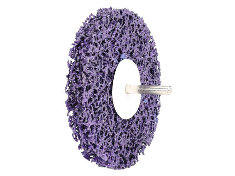 Dysk trzpieniowy, Carmotion, z włókniny do usuwania rdzy, FI 100 mm x 15 mm, heavy duty, 1 szt.