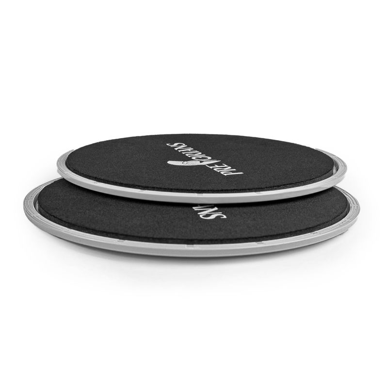 Dyski poślizgowe do ćwiczeń Pretorians antypoślizgowe podkładki sliding discs szare 2 szt.