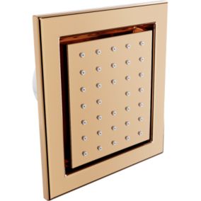 Dysza Podtynkowa Mexen Różowe Złoto 130x120mm 1 szt.