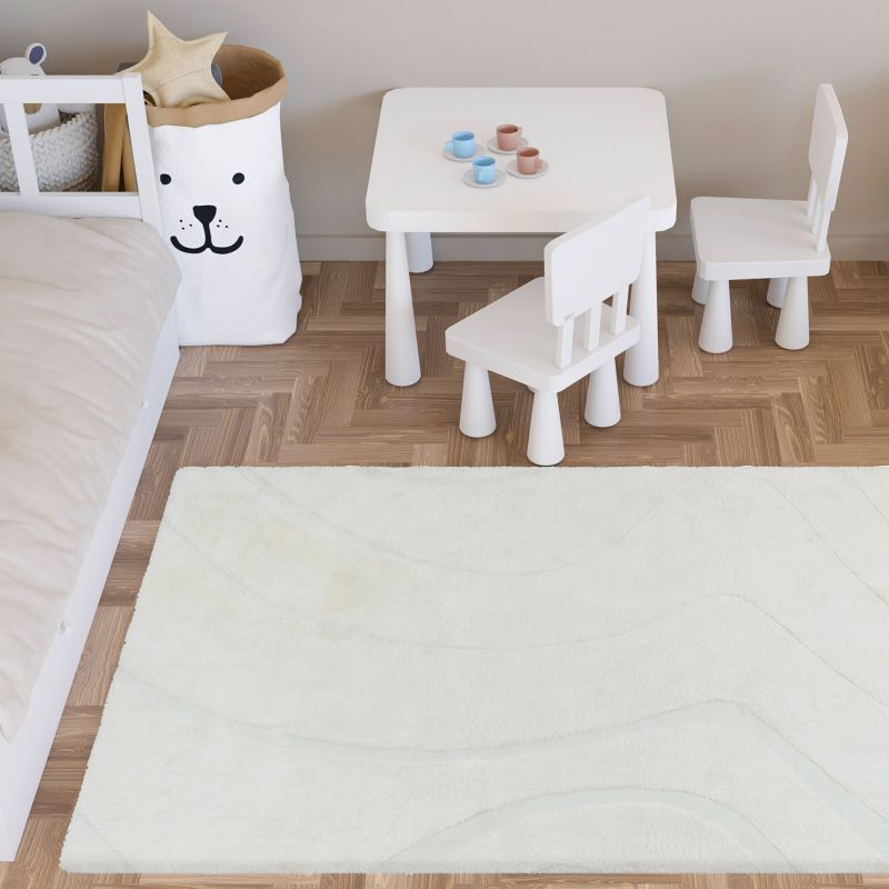 Dywan 120x170 cm Rabbit Malmo 3D e-floor puszysty beżowy 1 szt