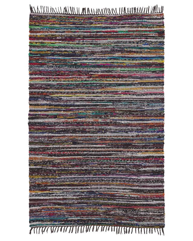 Dywan 140 x 200 cm ciemny wielokolorowy Danca 1 szt.