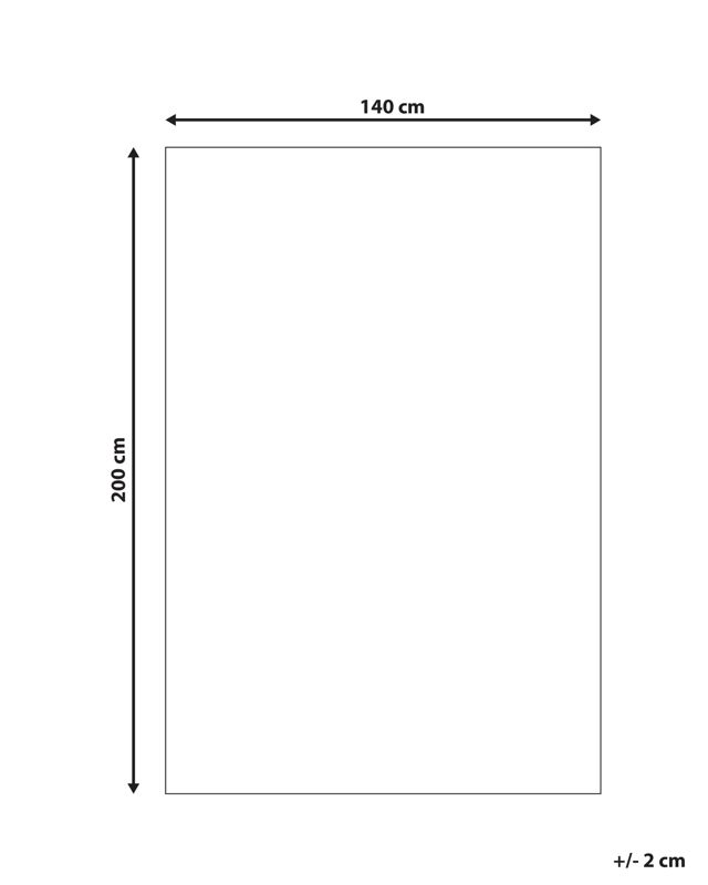 Dywan 140 x 200 cm szaro-żółty Kargi 1 szt.