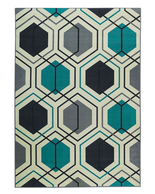 Dywan 140 x 200 cm wielokolorowy Giresun 1 szt.