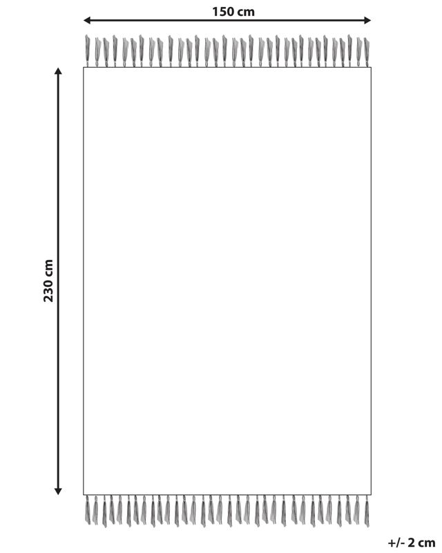 Dywan 150 x 230 cm wielokolorowy Kelkit 1 szt.
