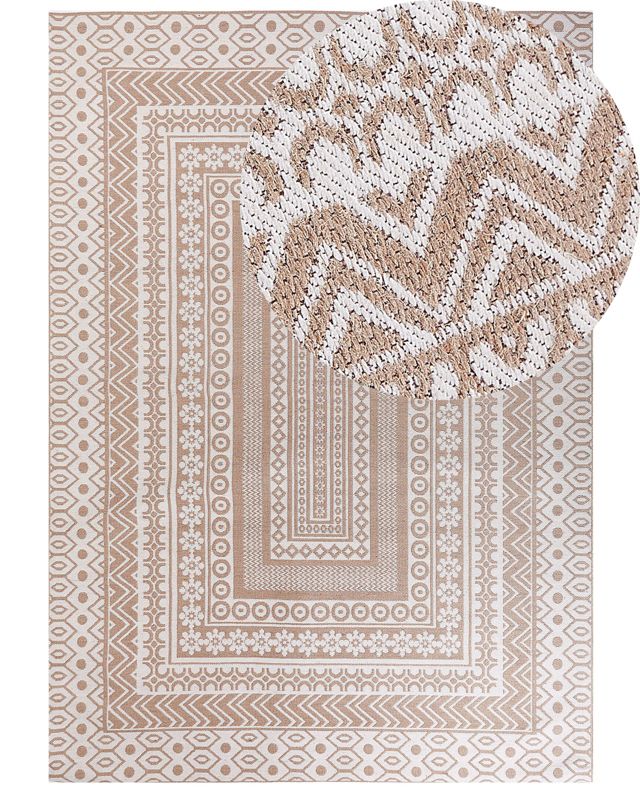 Dywan 160 x 230 cm beżowo-biały Baglar 1 szt.