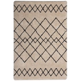 Dywan 160 x 230 cm beżowo-czarny Havsa 1 szt.