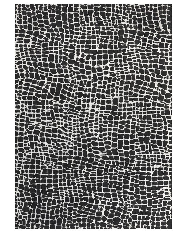 Dywan 160 x 230 cm czarno-biały Punge 1 szt.