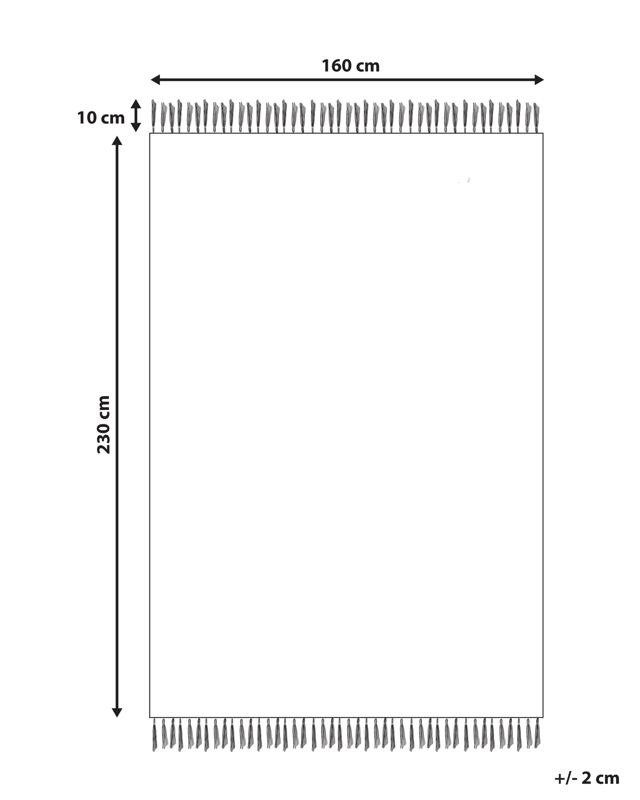 Dywan 160 x 230 cm jasnoczerwony Malhia 1 szt.