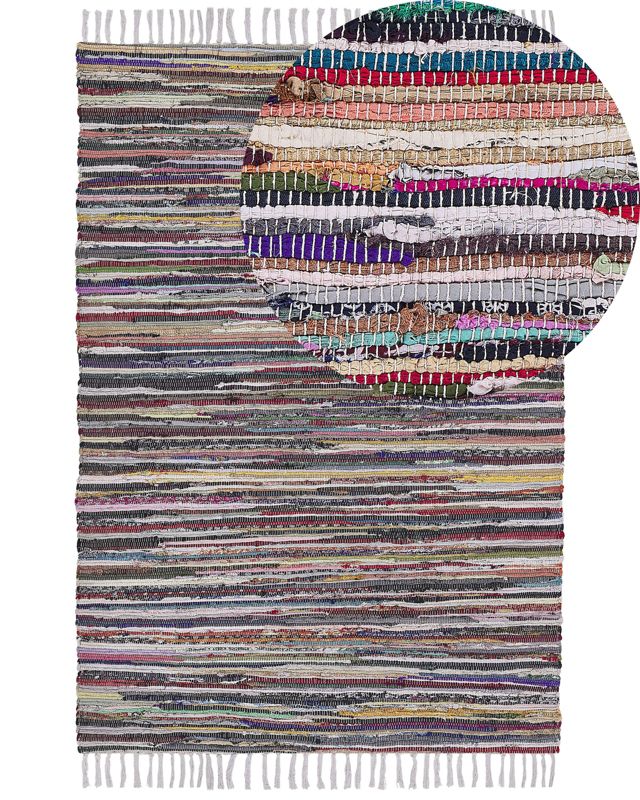 Dywan 160 x 230 cm jasny wielokolorowy Danca 1 szt.