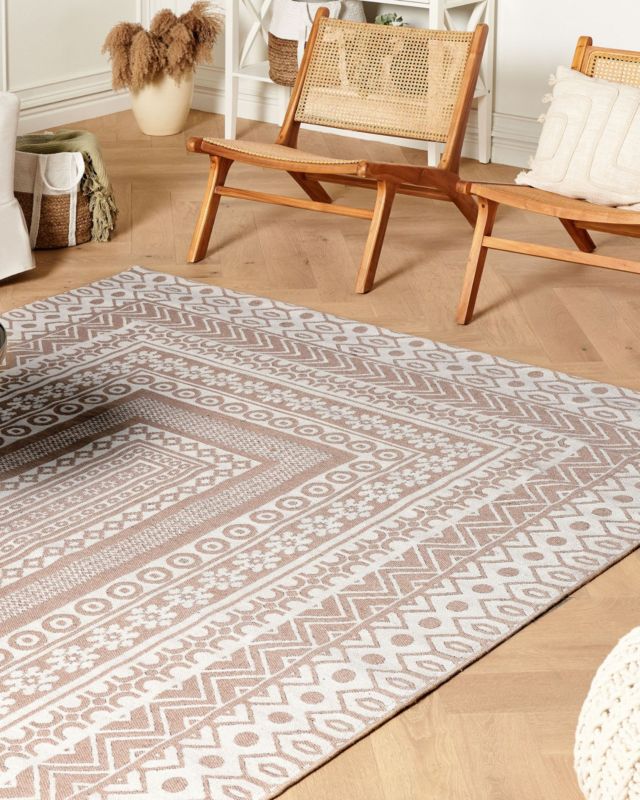 Dywan 200 x 300 cm beżowo-biały Baglar 1 szt.