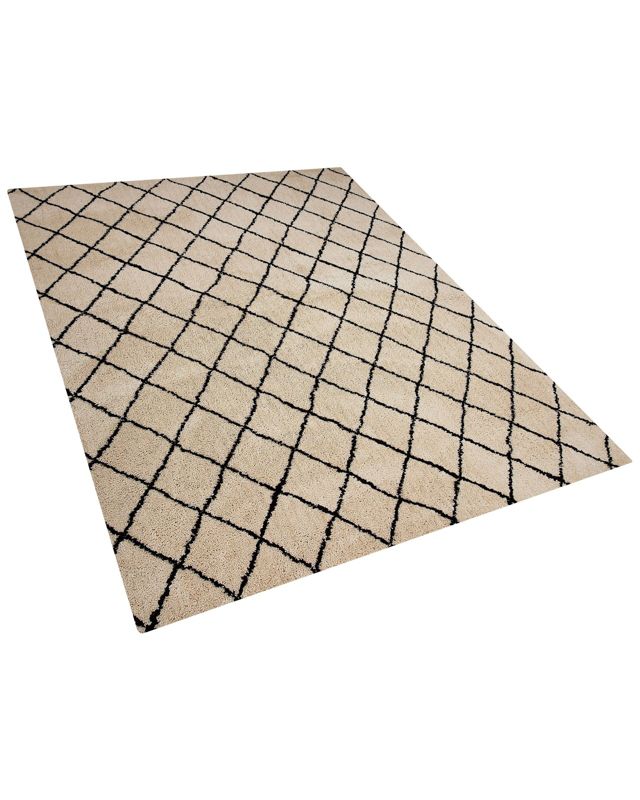Dywan 200 x 300 cm beżowo-czarny Midyat 1 szt.