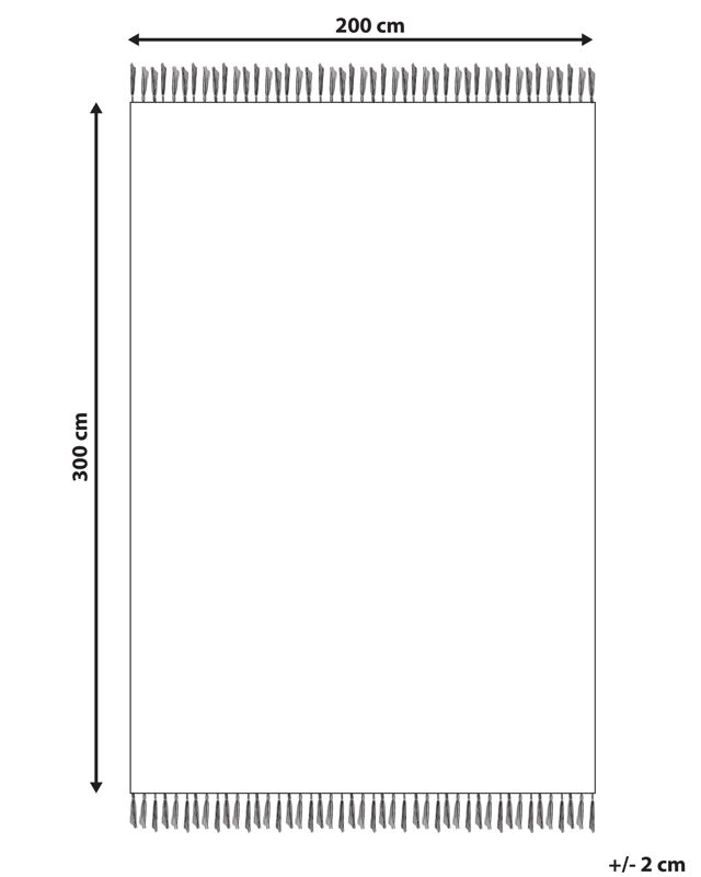 Dywan 200 x 300 cm czarny Alucra 1 szt.