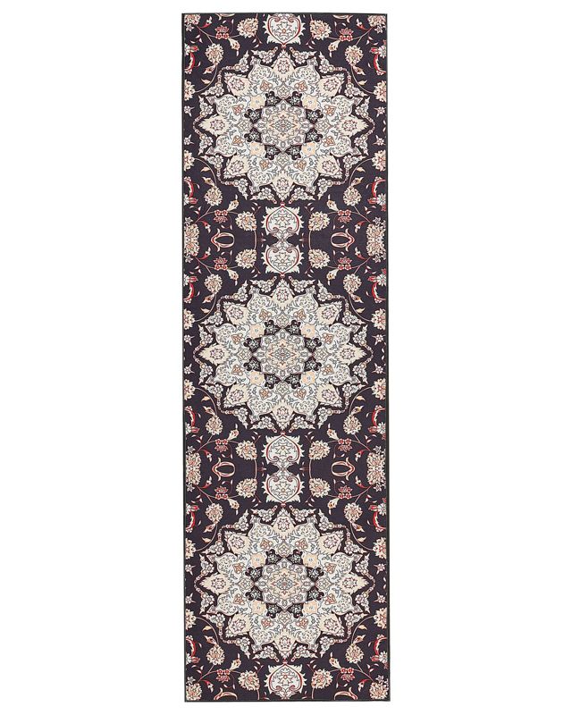 Dywan 60 x 200 cm czarno-beżowy Aritas 1 szt.