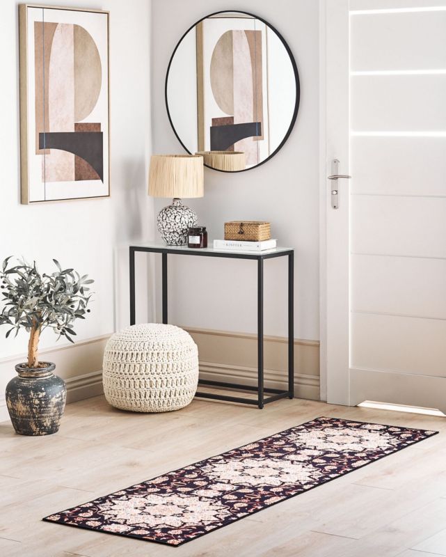 Dywan 60 x 200 cm czarno-beżowy Aritas 1 szt.