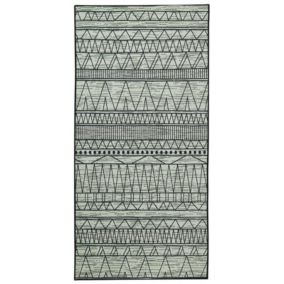 Dywan 80 x 150 cm czarno-szary Keban 1 szt.