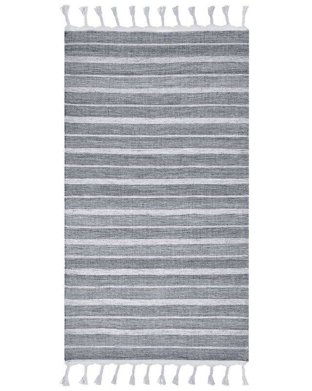 Dywan 80 x 150 cm jasnoszary Bademli 1 szt.