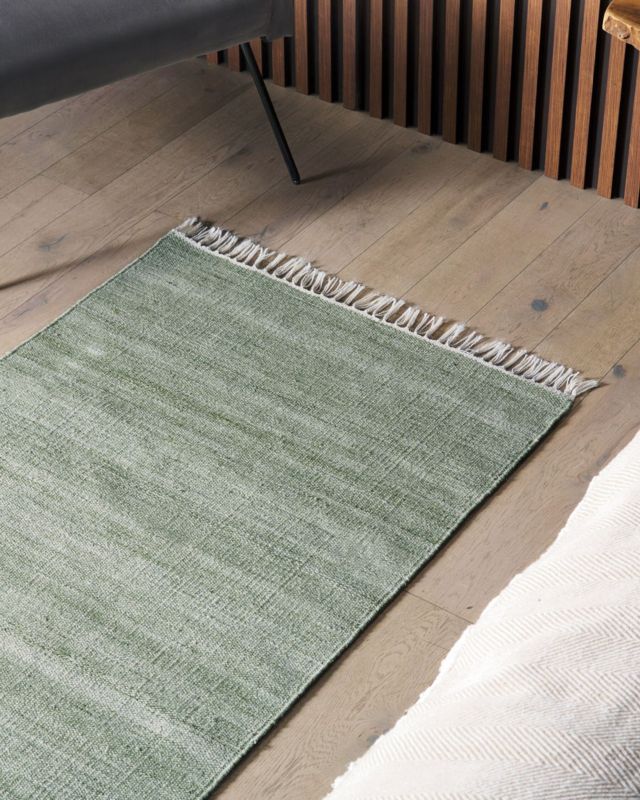 Dywan 80 x 150 cm jasnozielony Malhia 1 szt.