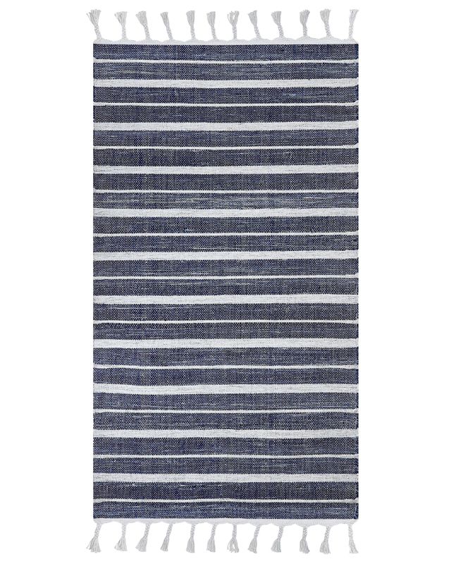 Dywan 80 x 150 cm niebieski Bademli 1 szt.