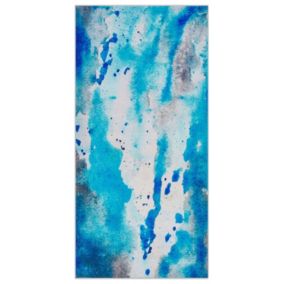 Dywan 80 x 150 cm niebiesko-szary Bozat 1 szt.