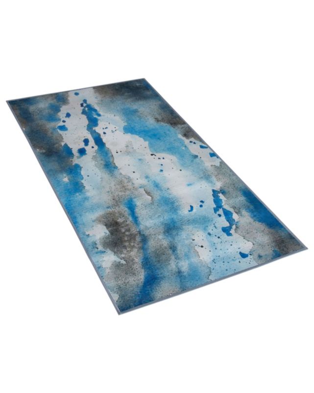 Dywan 80 x 150 cm niebiesko-szary Bozat 1 szt.