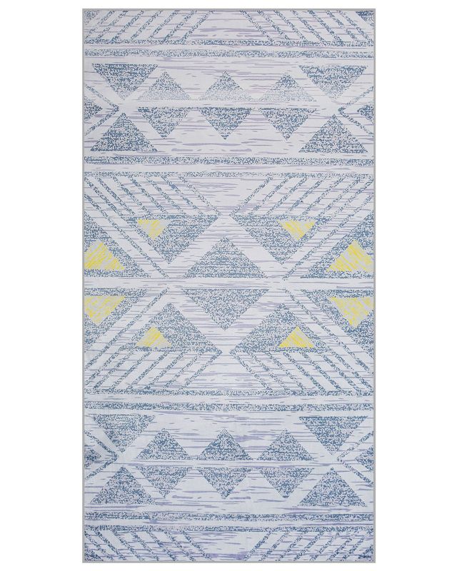 Dywan 80 x 150 cm szaro-żółty Kargi 1 szt.