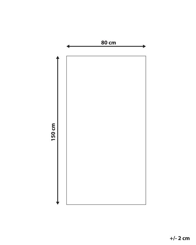 Dywan 80 x 150 cm szaro-żółty Kargi 1 szt.