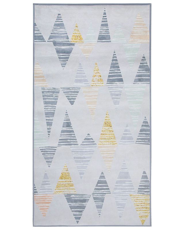 Dywan 80 x 150 cm szaro-żółty Yayla 1 szt.