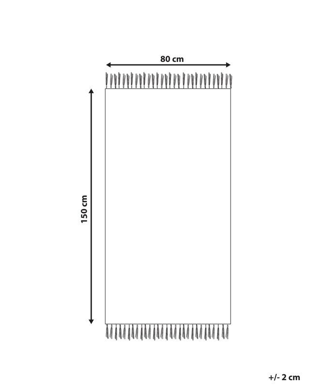 Dywan 80 x 150 cm wielokolorowy Germencik 1 szt.
