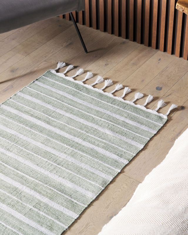 Dywan 80 x 150 cm zielony Bademli 1 szt.