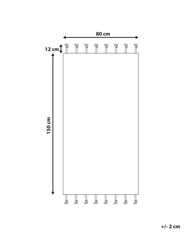 Dywan 80 x 150 cm zielony Bademli 1 szt.