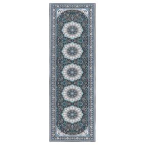 Dywan 80 x 240 cm niebieski Gediz 1 szt.