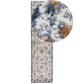 Dywan 80 x 300 cm wielokolorowy Akori 1 szt.