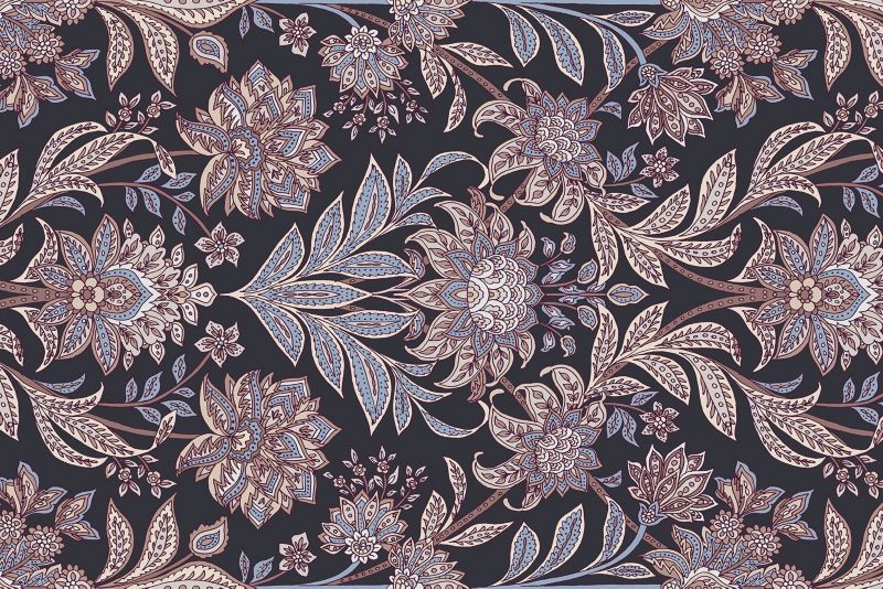 Dywan Balkonowy Tulup 140x210 cm Balkon Ogród Patio Nadruk Paisley 1 szt.