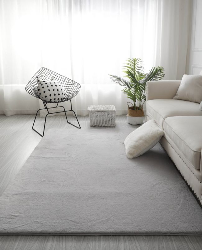 Dywan Balta Lop 120 x 160 cm srebrny