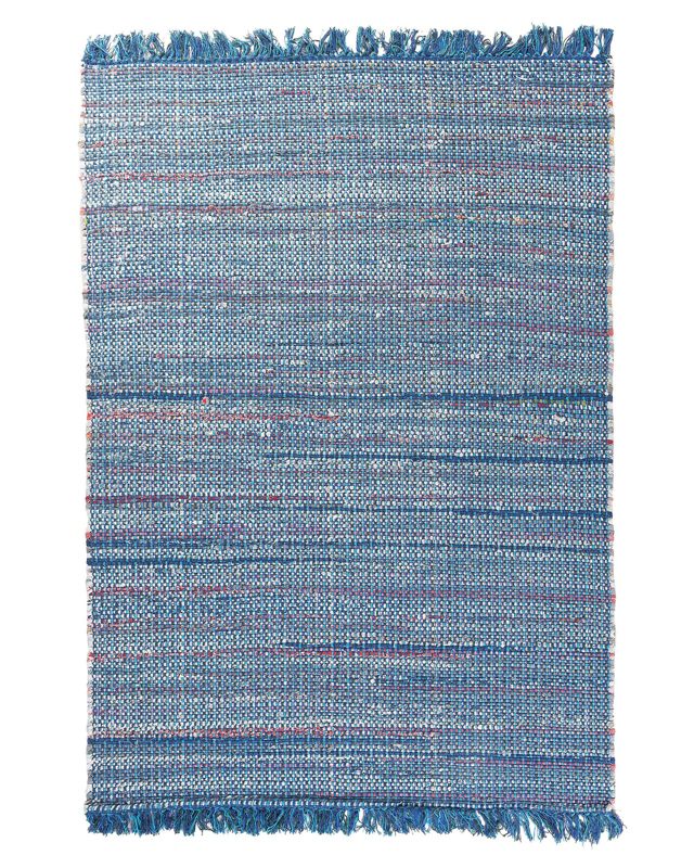 Dywan bawełniany 140 x 200 cm niebieski Besni 1 szt.