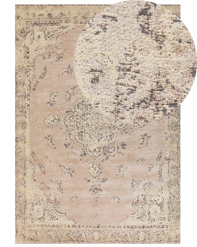 Dywan bawełniany 200 x 300 cm beżowy Matarim 1 szt.